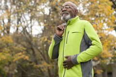 Men's Polar Fleece Jacket - Green | Chemo Cozy